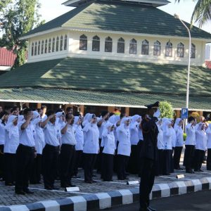 Upacara Hari Meteorologi Klimatologi dan Geofisika Nasional ke-69